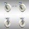 Service Caster 8 Inch Stainless Steel Nylon Caster Set with Roll Bearings 2 Swivel Lock 2 Rigid SCC-SS30S820-NYR-BSL-2-R-2 - alternate 1